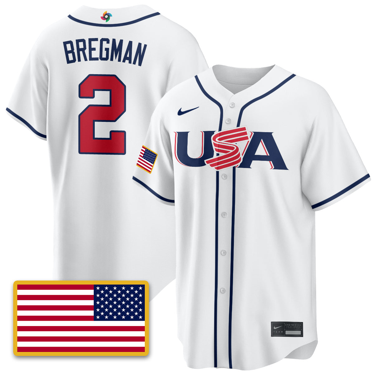 USA Baseball  2026 World Baseball Classic Limited Jersey - All Stitched