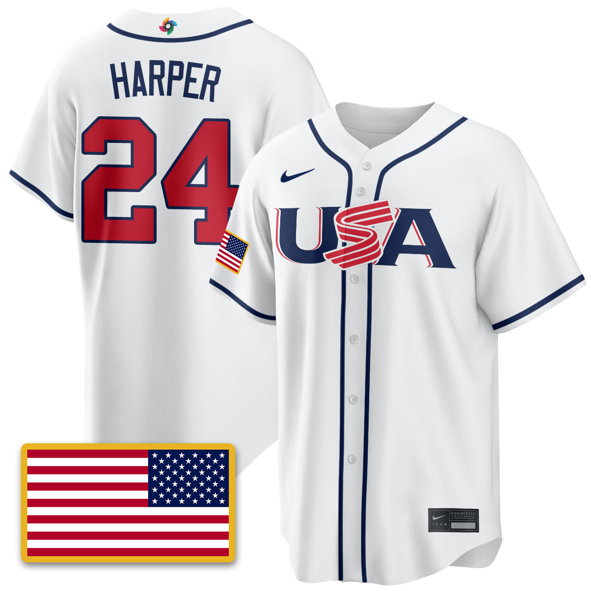 USA Baseball  2026 World Baseball Classic Limited Jersey - All Stitched