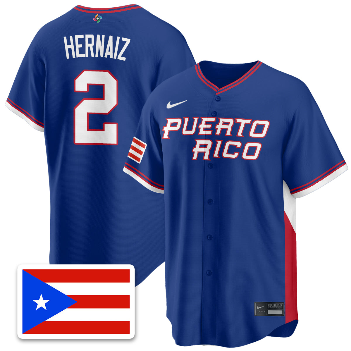 Puerto Rico Baseball 2026 World Baseball Classic Limited Jersey - All Stitched