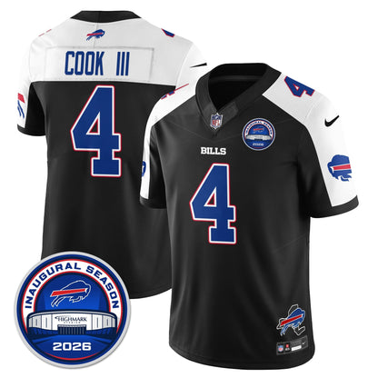 BUF 2026 Inaugural Season Patch Limited Gold Jersey - Stitched