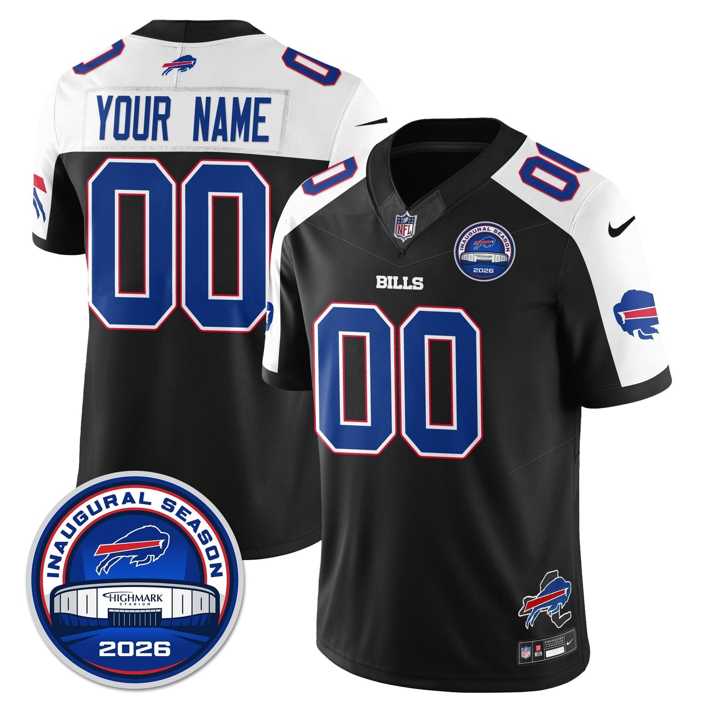 BUF 2026 Inaugural Season Patch Limited Jersey - Stitched