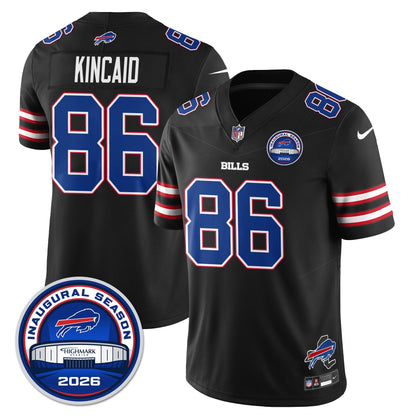 BUF 2026 Inaugural Season Patch Limited Gold Jersey - Stitched