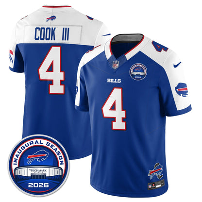 BUF 2026 Inaugural Season Patch Limited Jersey - Stitched