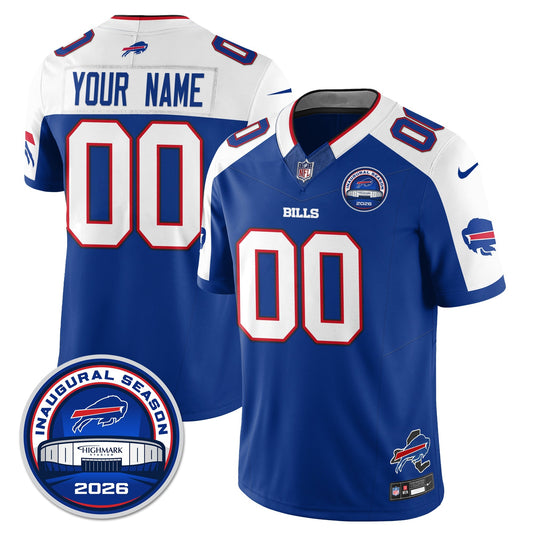 BUF 2026 Inaugural Season Patch Vapor Limited Custom Jersey - Stitched