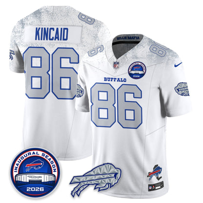 BUF 2026 Inaugural Season Patch Limited Gold Jersey - Stitched
