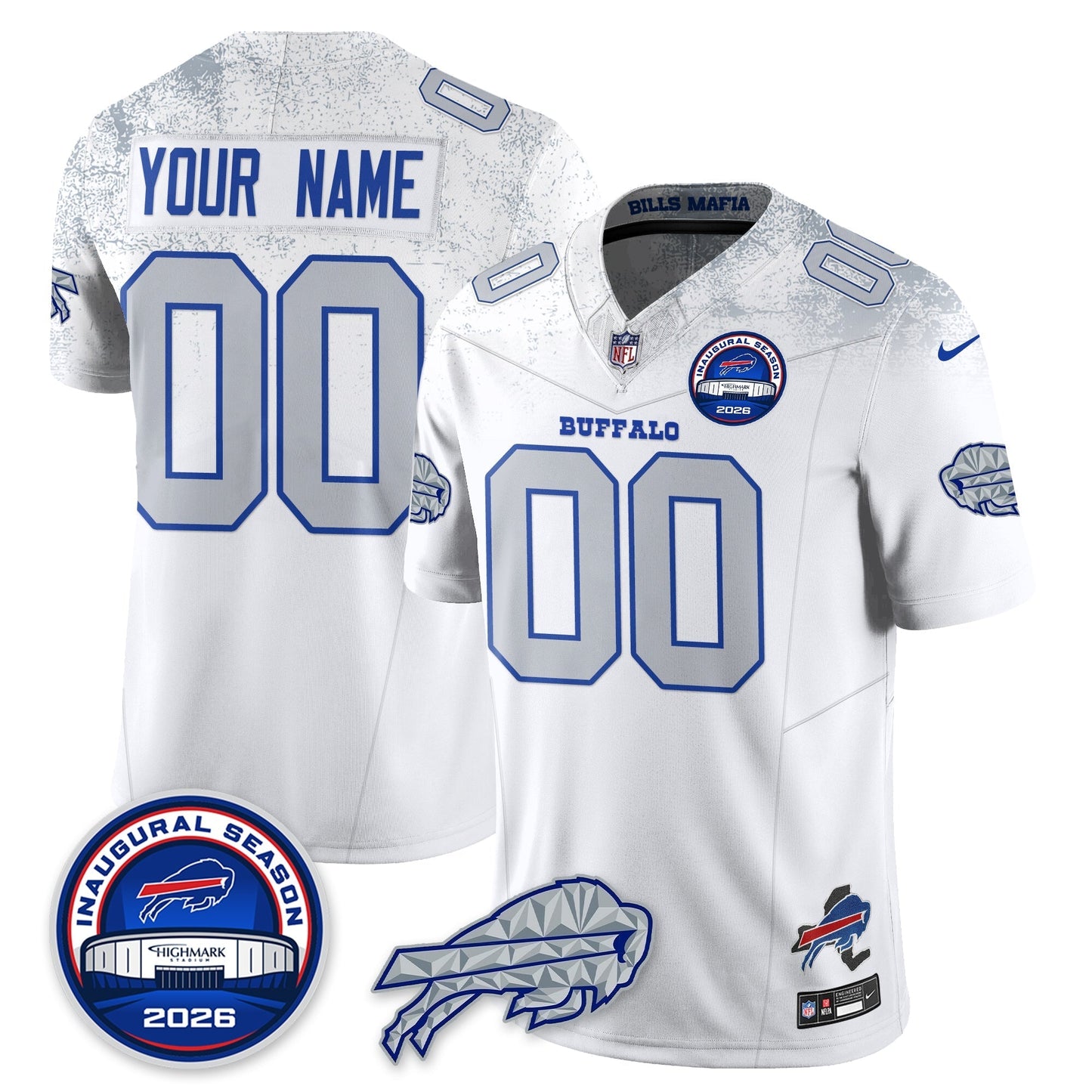 BUF 2026 Inaugural Season Patch Limited Jersey - Stitched
