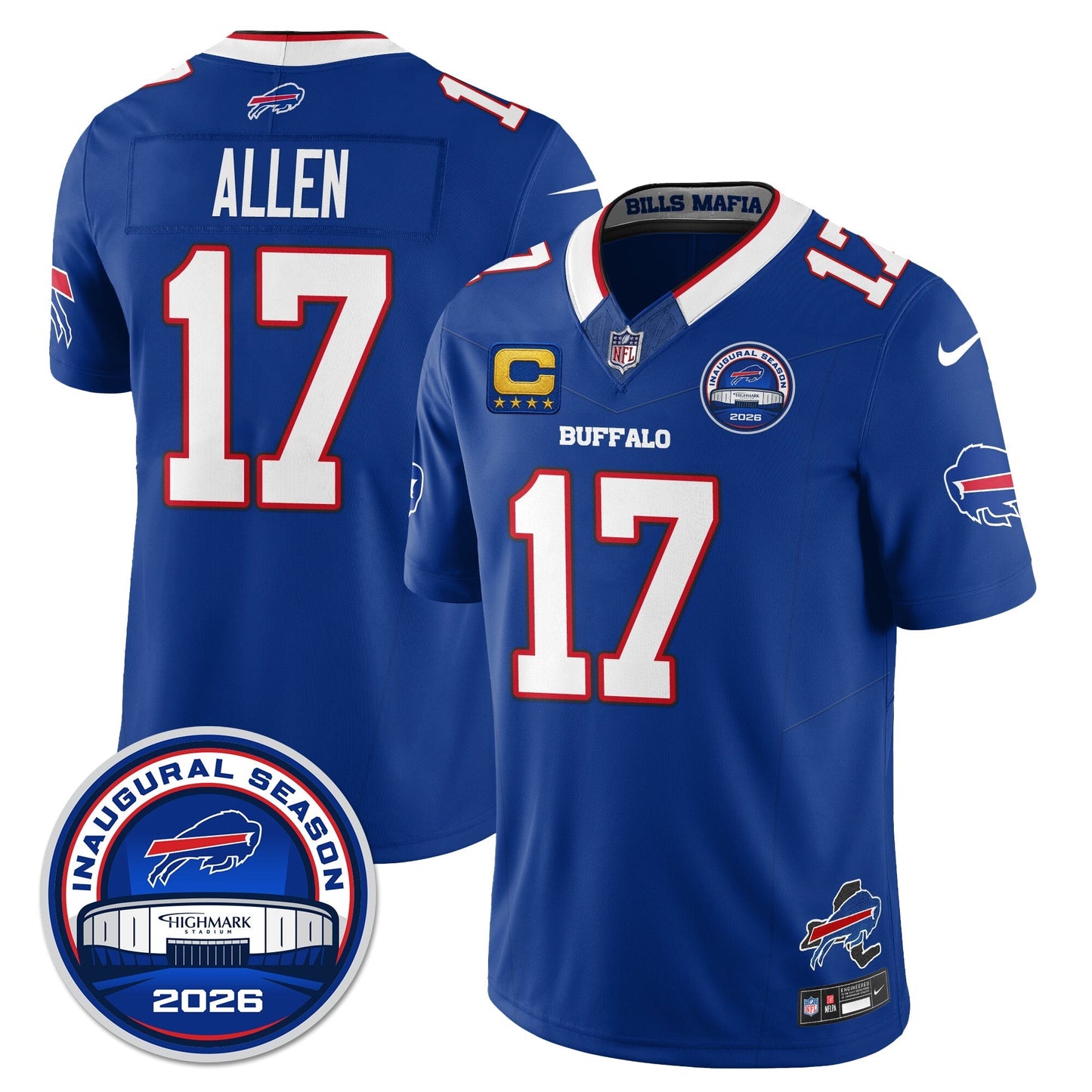BUF 2026 Inaugural Season Patch Limited Jersey - Stitched