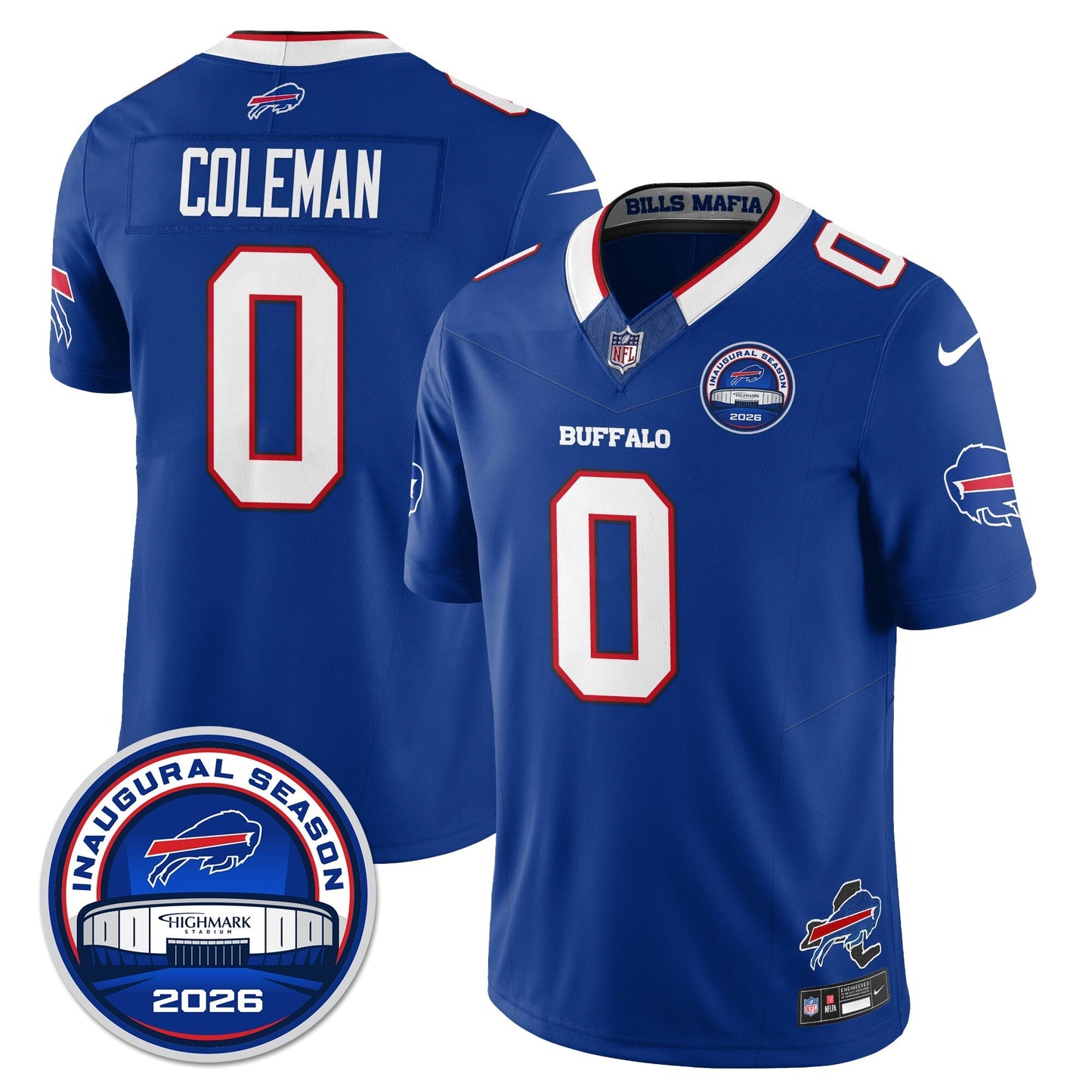 BUF 2026 Inaugural Season Patch Limited Jersey - Stitched