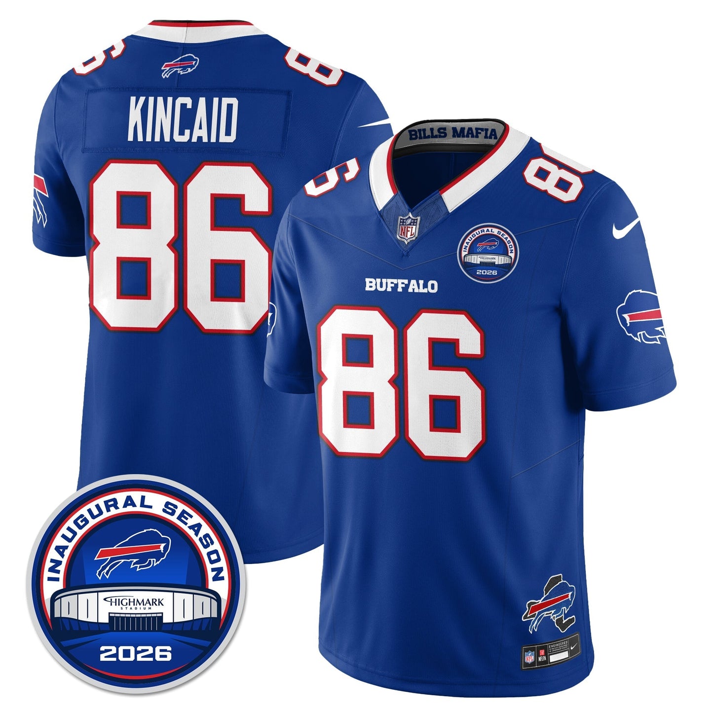 BUF 2026 Inaugural Season Patch Limited Jersey - Stitched
