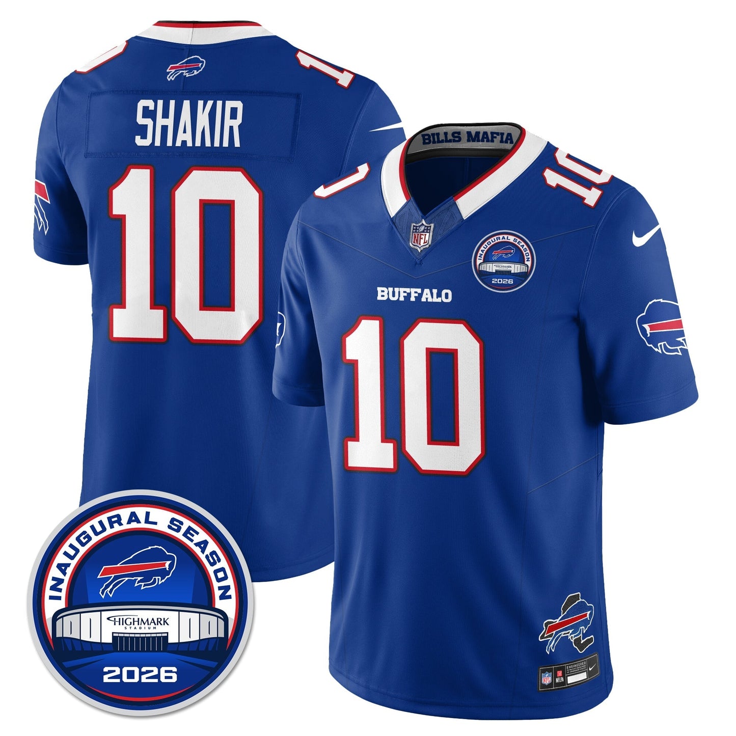 BUF 2026 Inaugural Season Patch Limited Jersey - Stitched