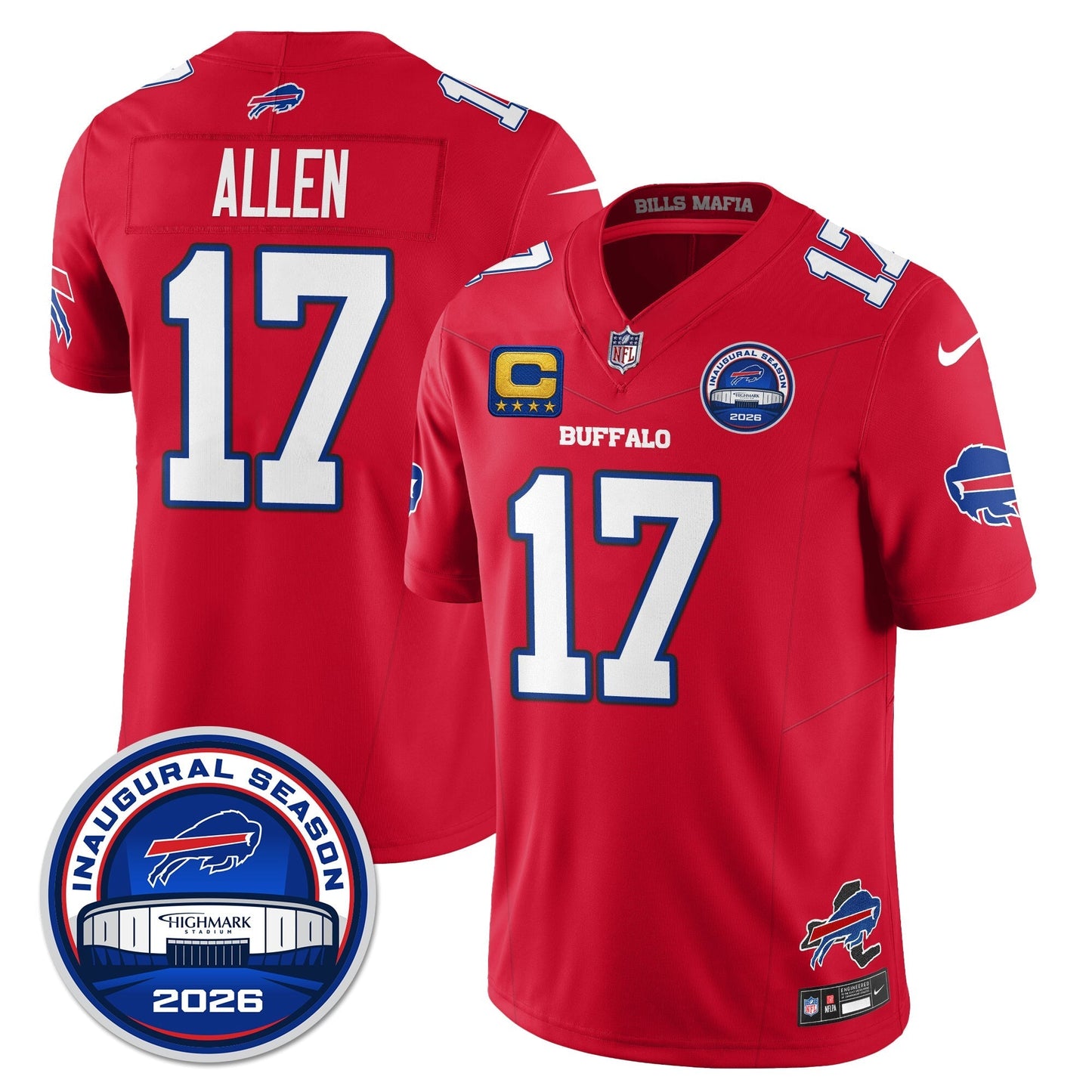 BUF 2026 Inaugural Season Patch Limited Jersey - Stitched