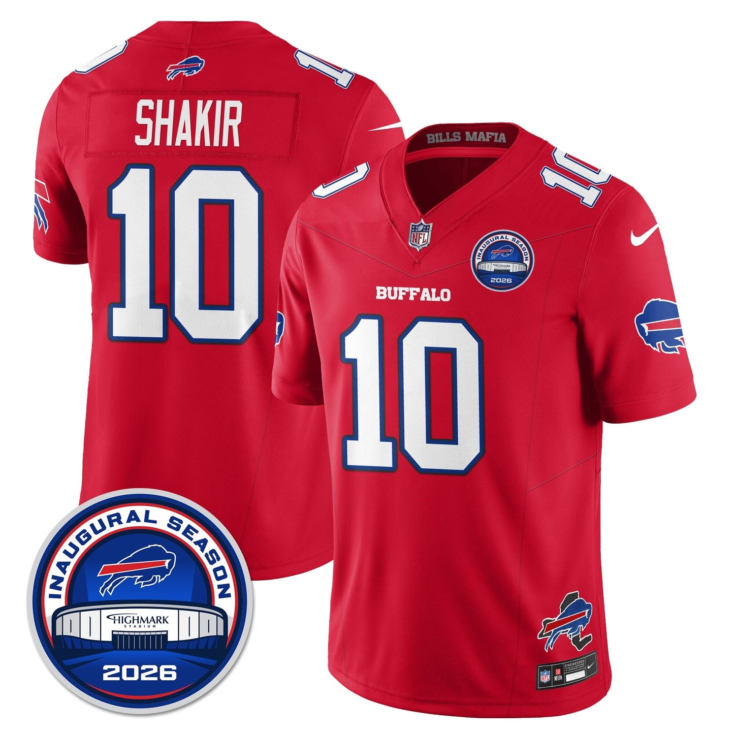 BUF 2026 Inaugural Season Patch Limited Jersey - Stitched