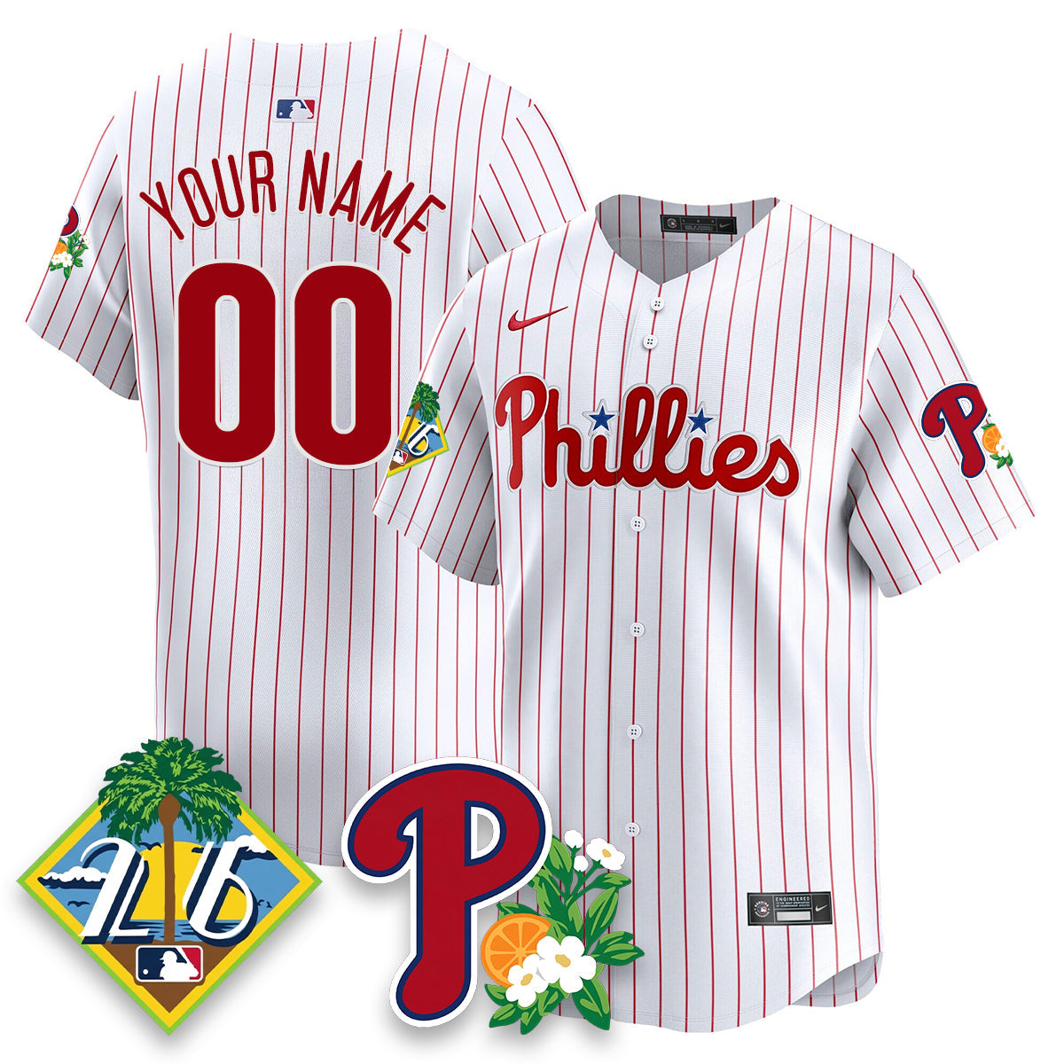 Custom PHI 2026 Spring Training Vapor Limited Jersey - All Stitched