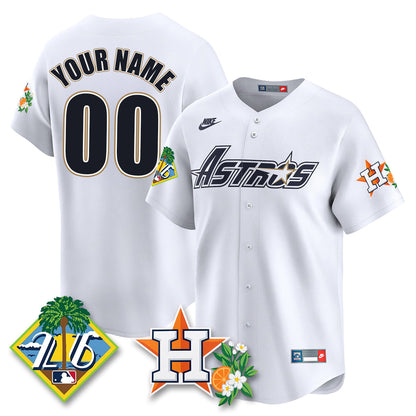 HOU 2026 Spring Training Vapor Limited Custom Jersey - All Stitched
