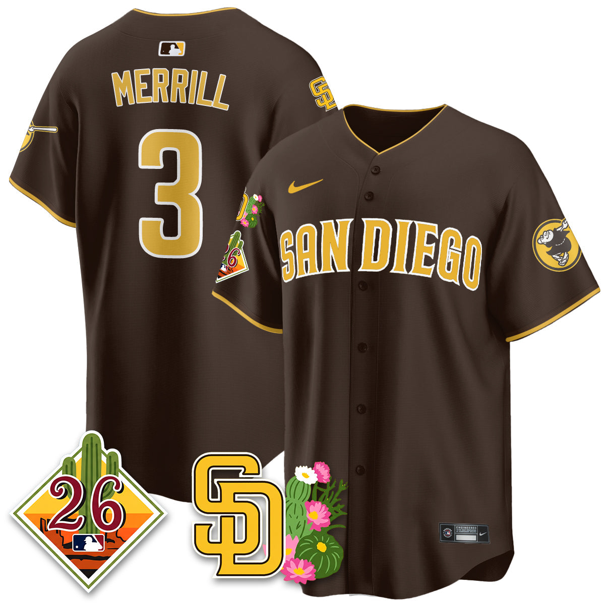 SD 2026 Spring Training Vapor Limited Jersey - All Stitched