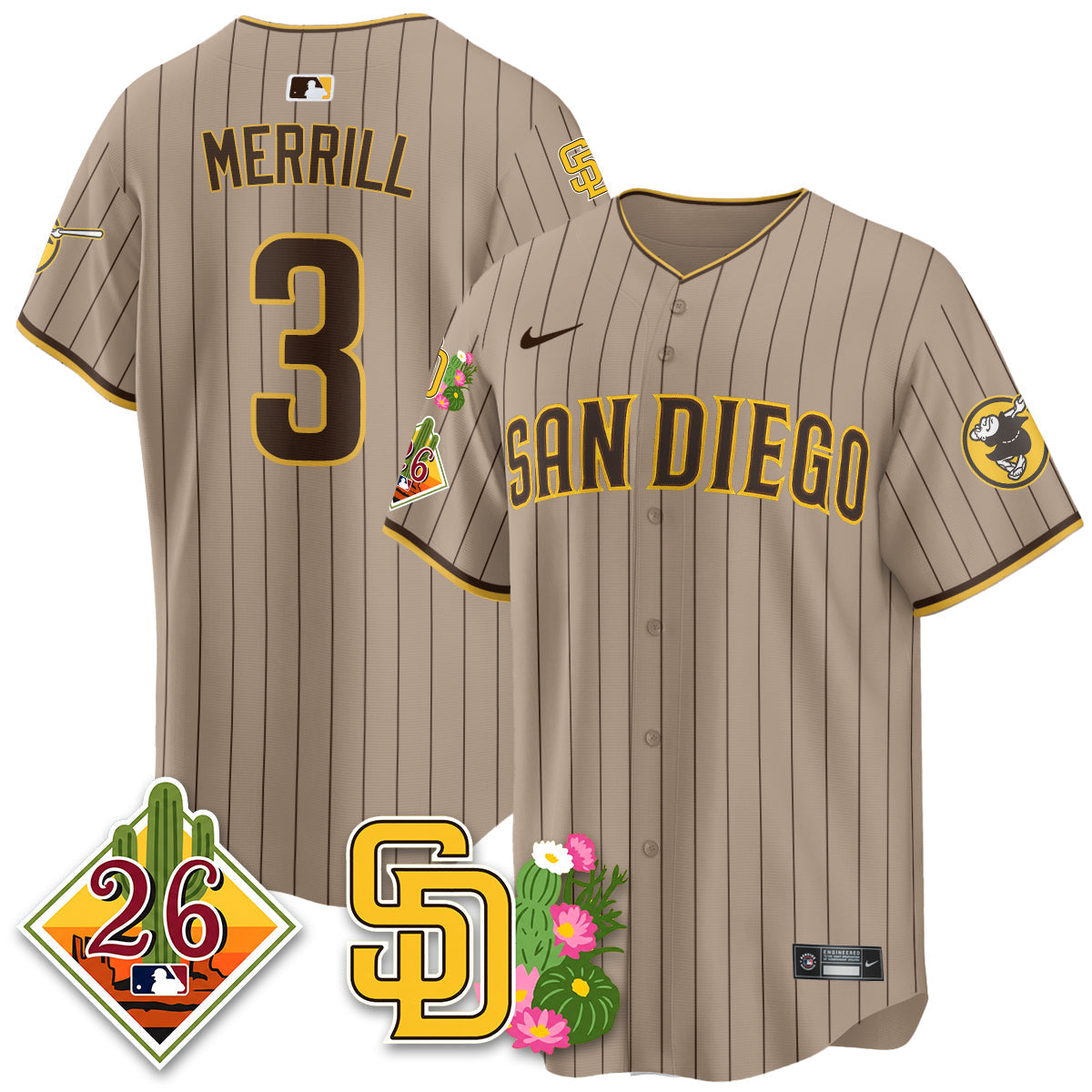 SD 2026 Spring Training Vapor Limited Jersey - All Stitched
