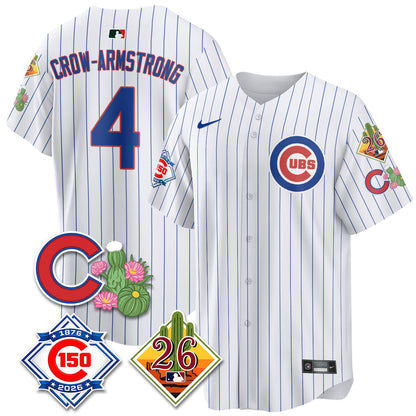 CHC 2026 Spring Training Vapor Limited Jersey - 150th Anniversary Patch - All Stitched