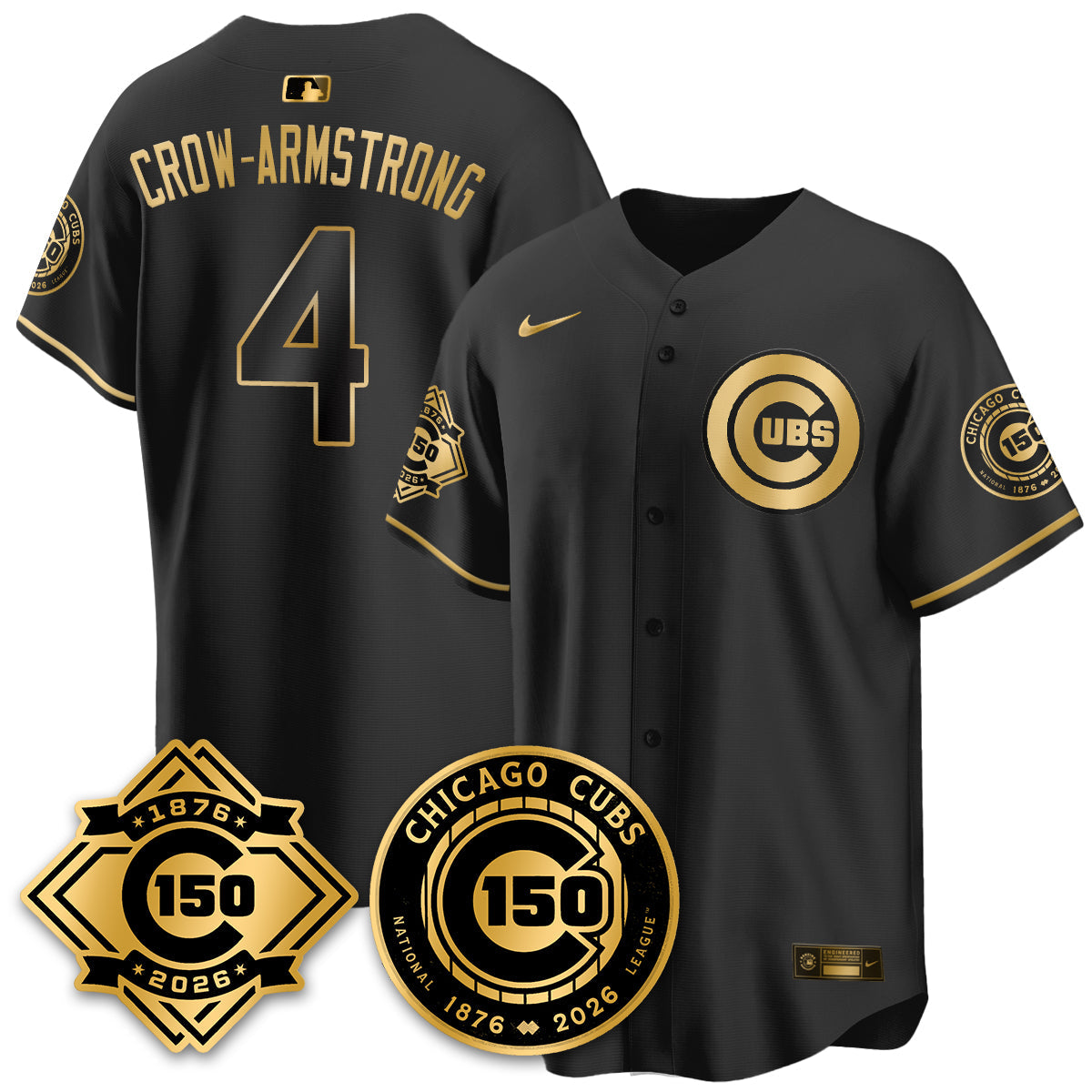 CHC Vapor Limited Gold Jersey - 150th Anniversary - All Stitched