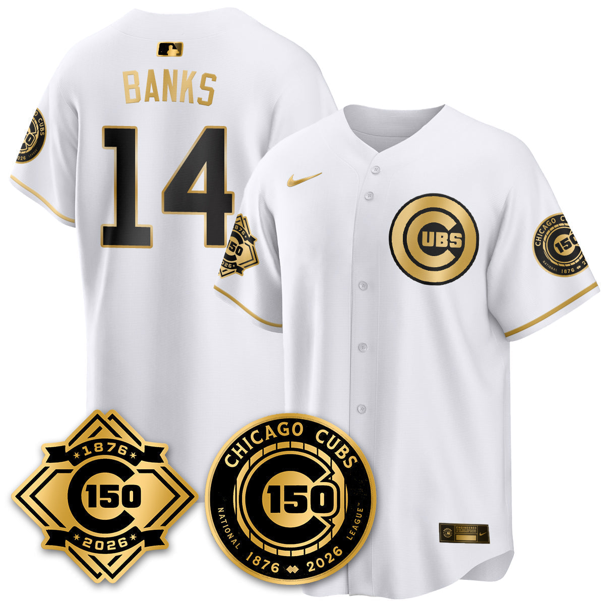 CHC Vapor Limited Gold Jersey - 150th Anniversary - All Stitched