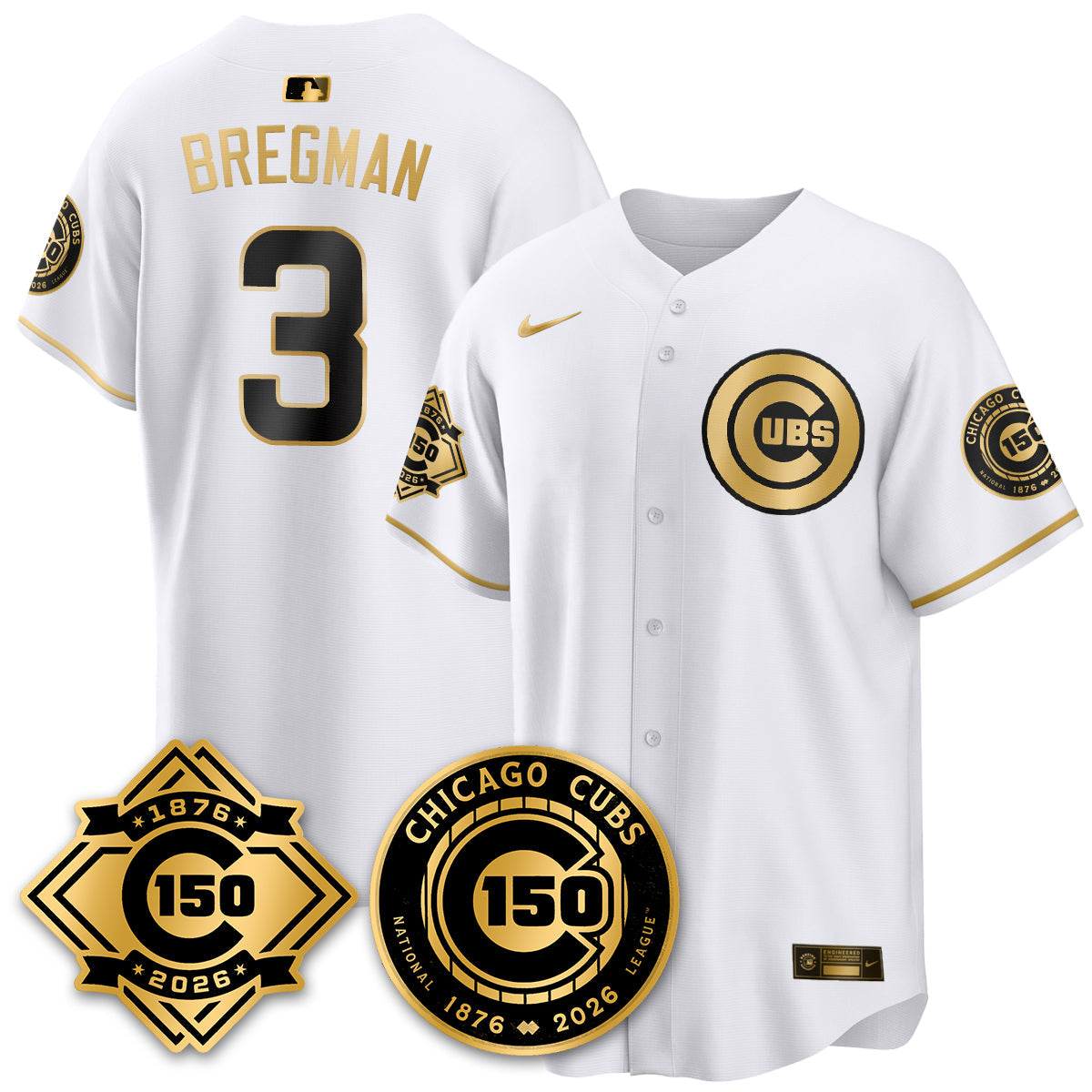 CHC Vapor Limited Gold Jersey - 150th Anniversary - All Stitched