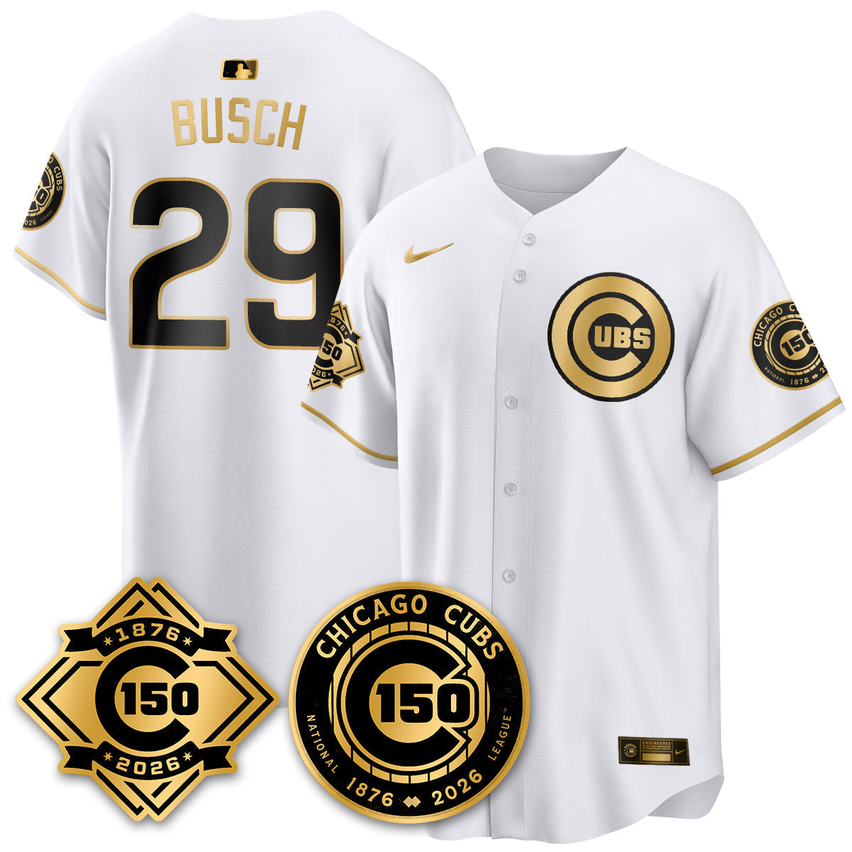 CHC Vapor Limited Gold Jersey - 150th Anniversary - All Stitched