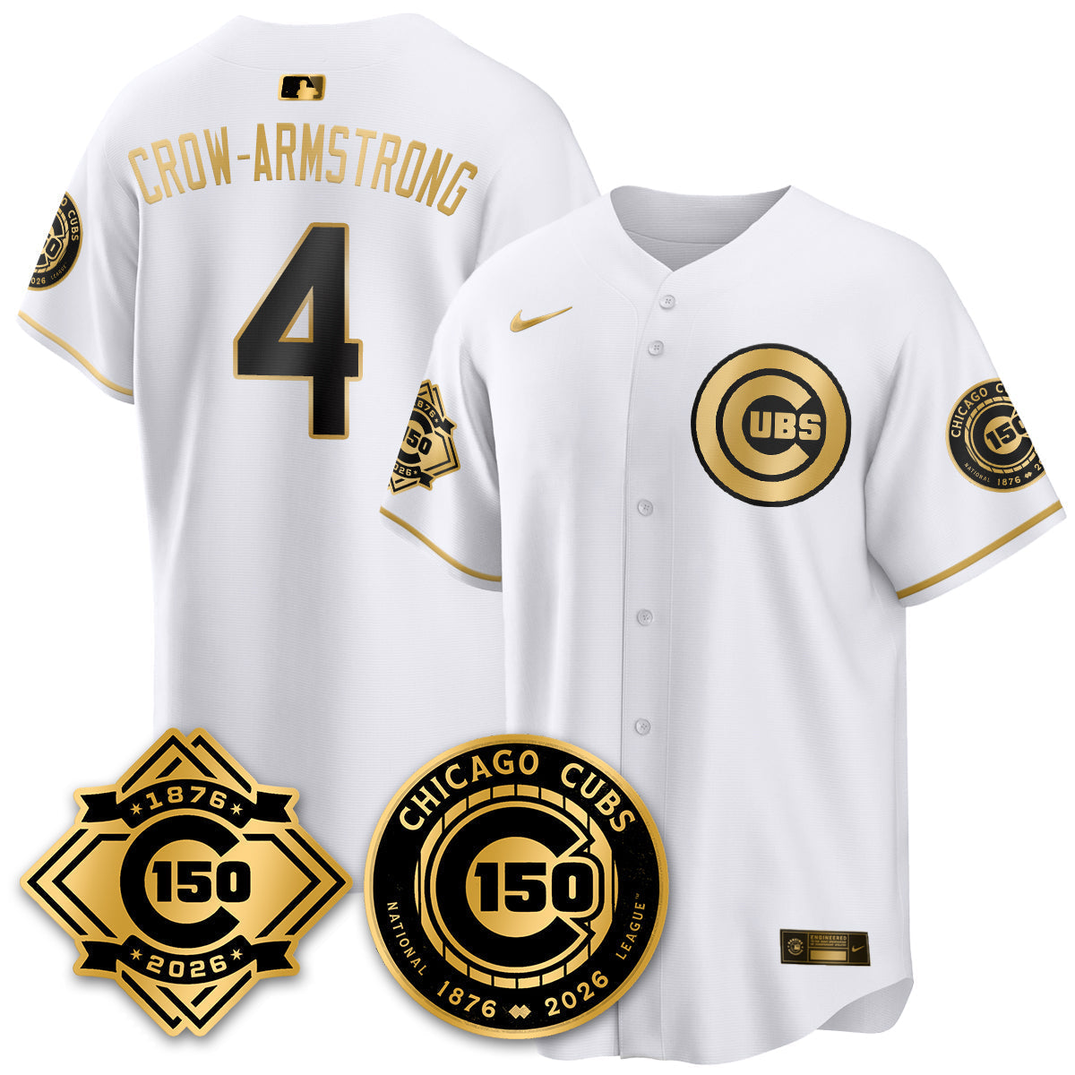 CHC Vapor Limited Gold Jersey - 150th Anniversary - All Stitched