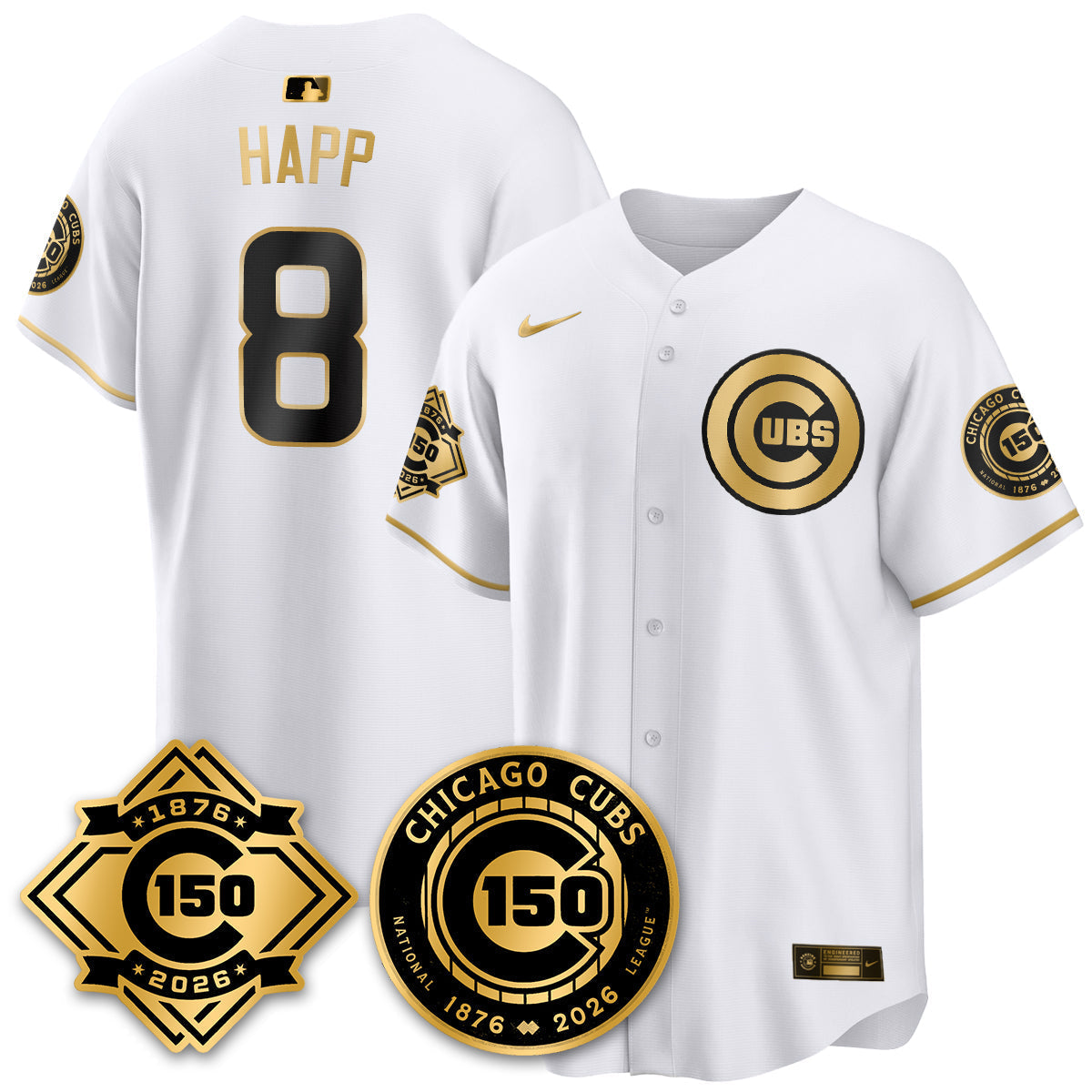 CHC Vapor Limited Gold Jersey - 150th Anniversary - All Stitched