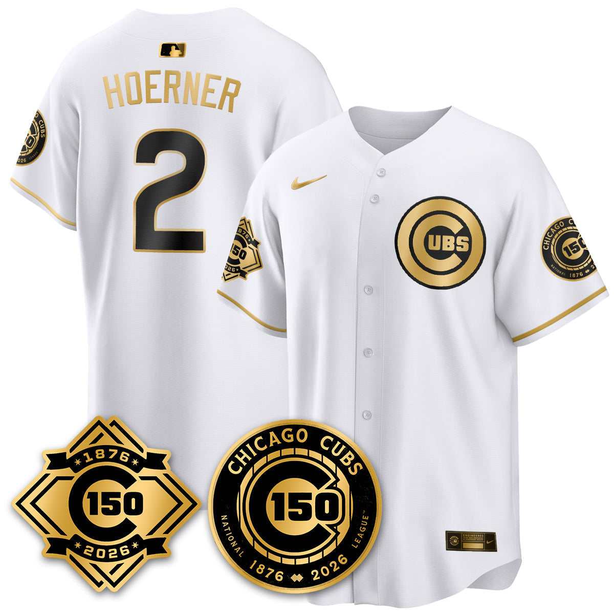 CHC Vapor Limited Gold Jersey - 150th Anniversary - All Stitched