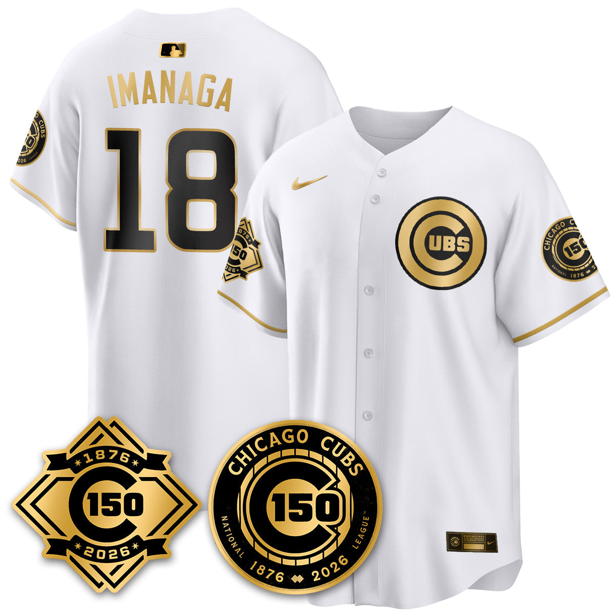CHC Vapor Limited Gold Jersey - 150th Anniversary - All Stitched