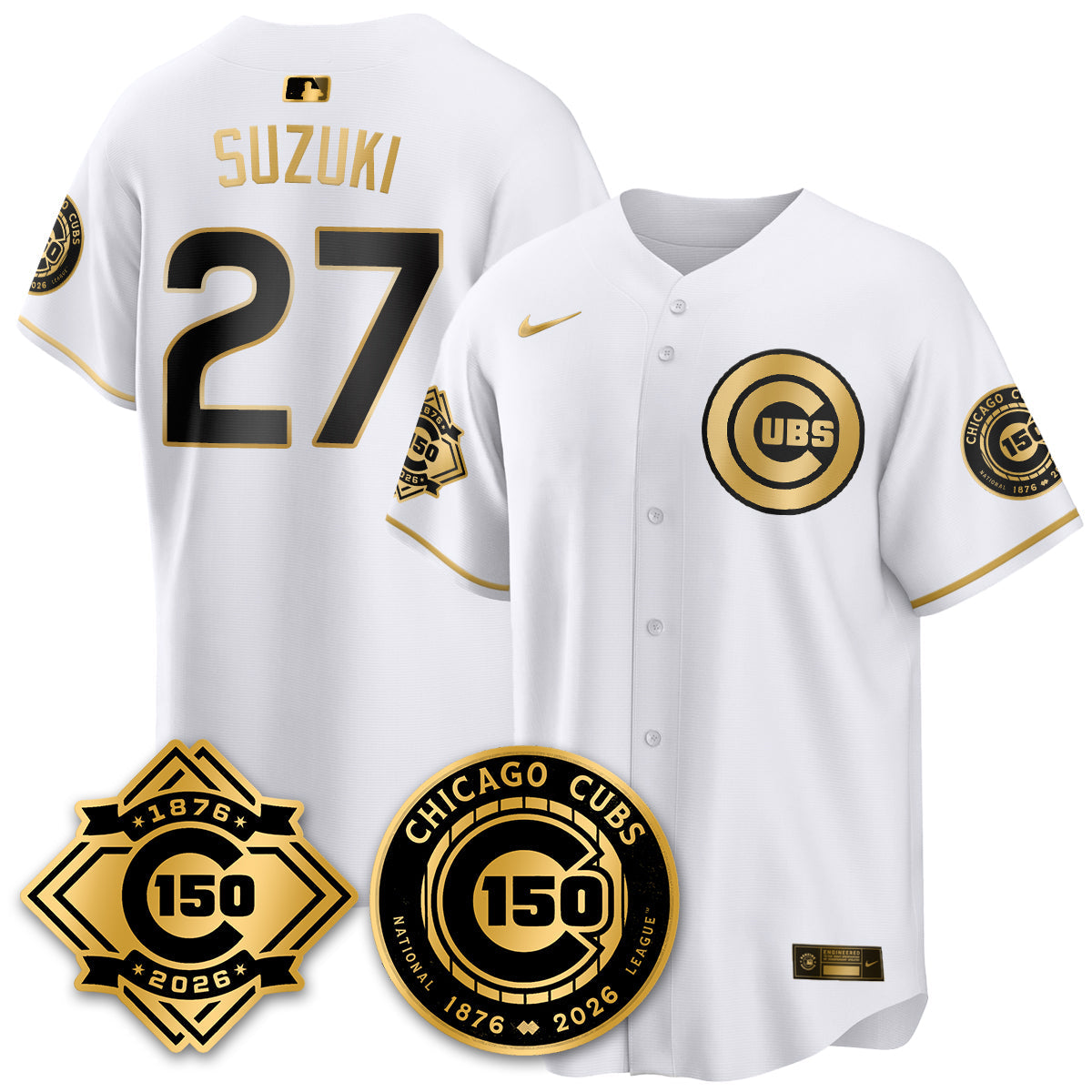 CHC Vapor Limited Gold Jersey - 150th Anniversary - All Stitched