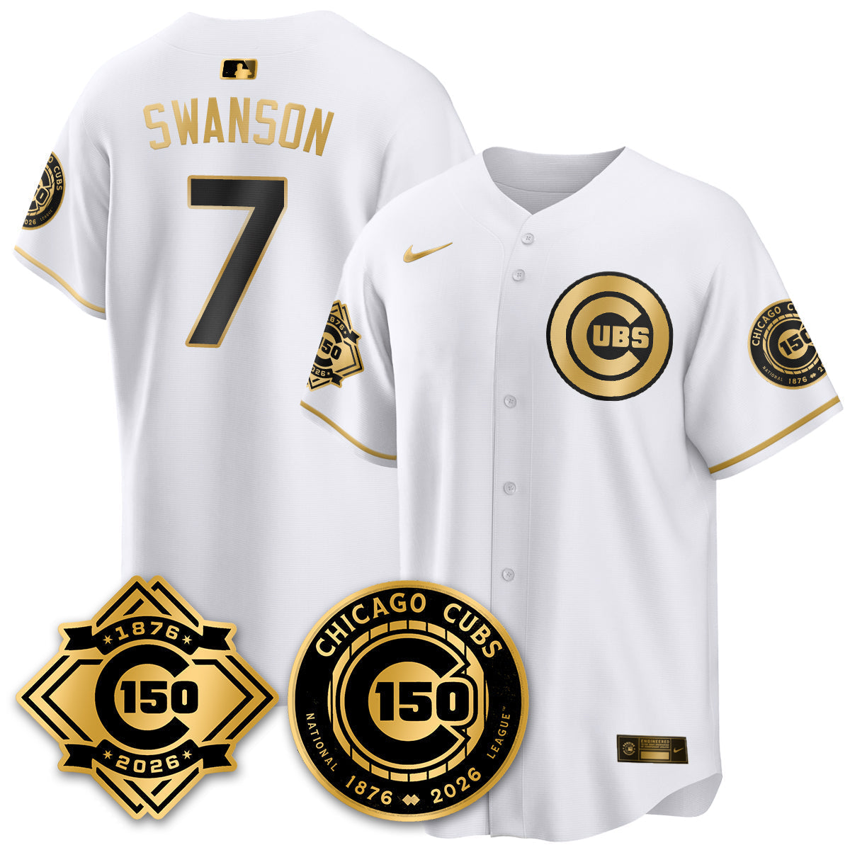 CHC Vapor Limited Gold Jersey - 150th Anniversary - All Stitched