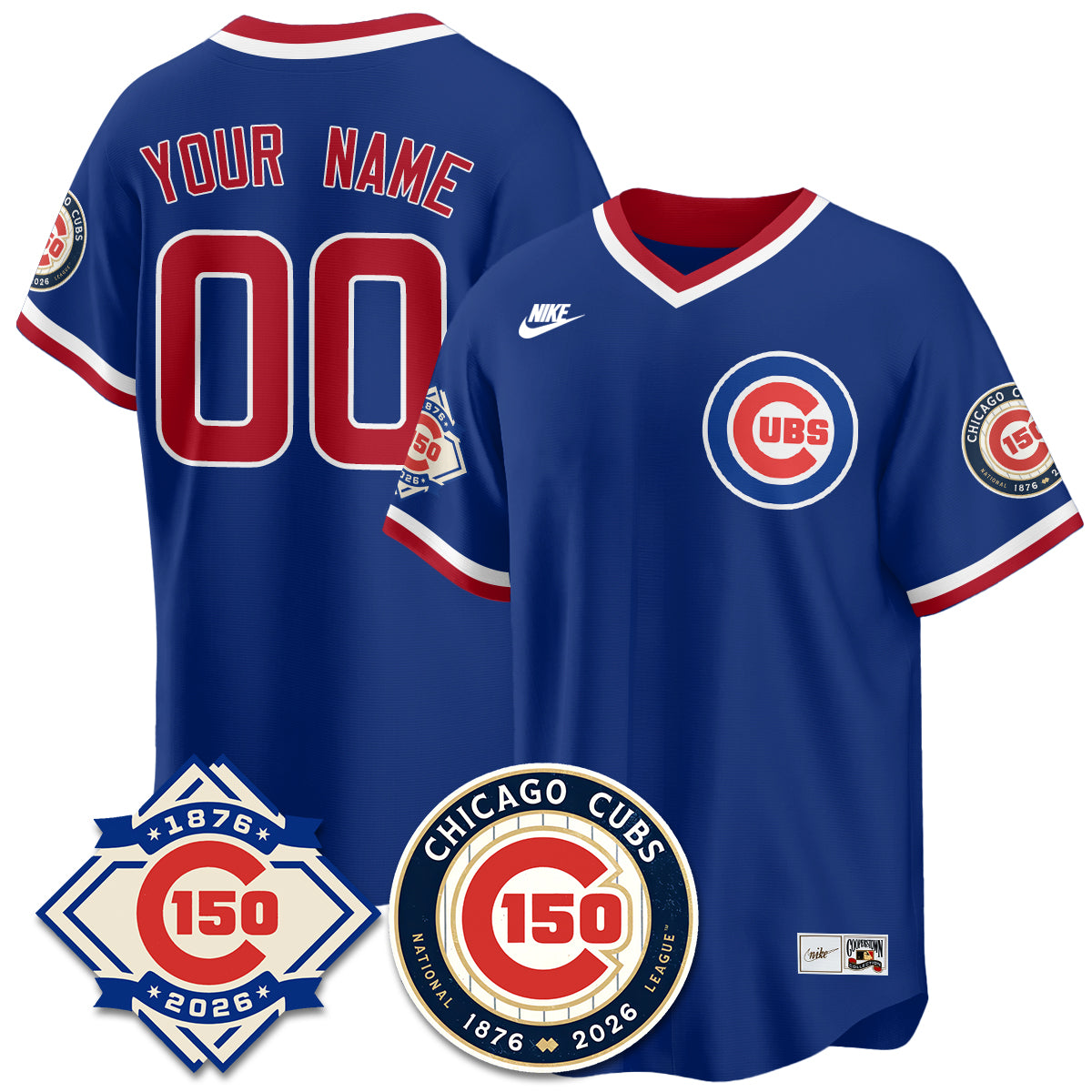 Custom CHC Throwback Vapor Limited Jersey - 150th Anniversary - All Stitched