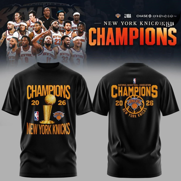 NYK 2026 Basketball Champions Two Sides Printed T-Shirt V3