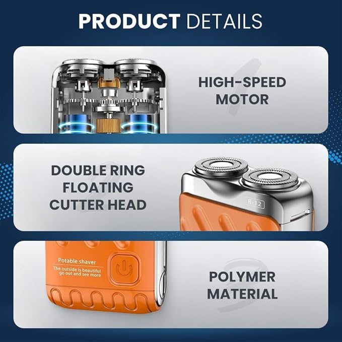 Dual Blade Rechargeable Shaver