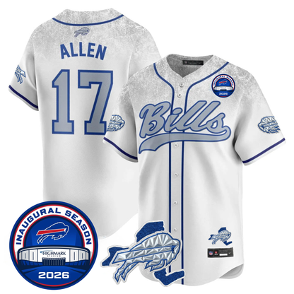 BUF 2025 Inaugural Season Patch Vapor Baseball Jersey - Stitched