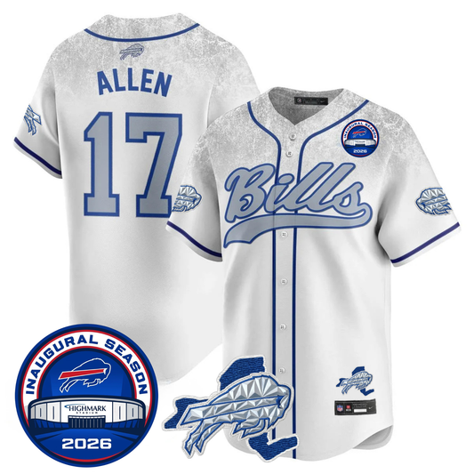 BUF 2025 Inaugural Season Patch Vapor Baseball Jersey - Stitched