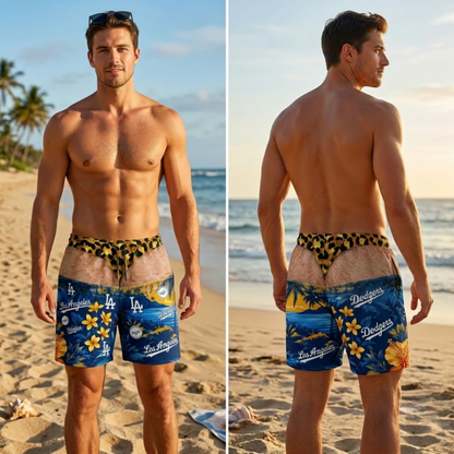 LAD Effect Body Funny Beach Short - Printed