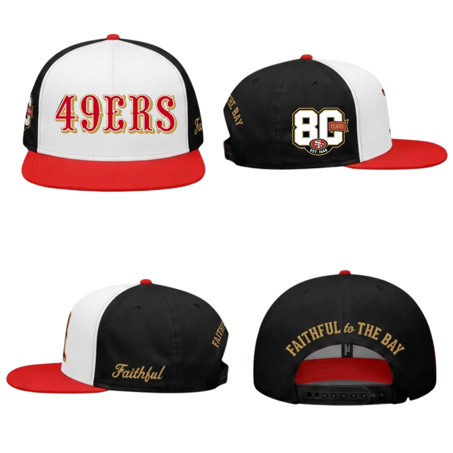 SF 80th Anniversary Edition Snapback Cap - Printed