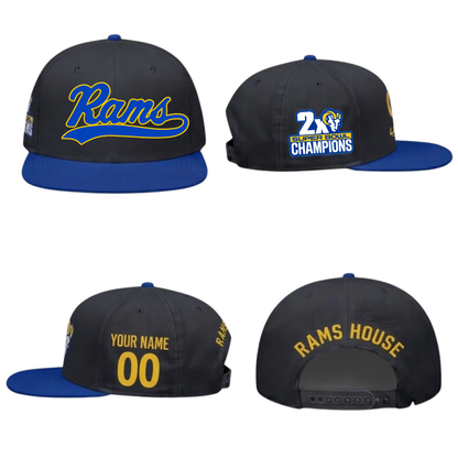 LAR 2X Champs Personalized Snapback Cap - Printed