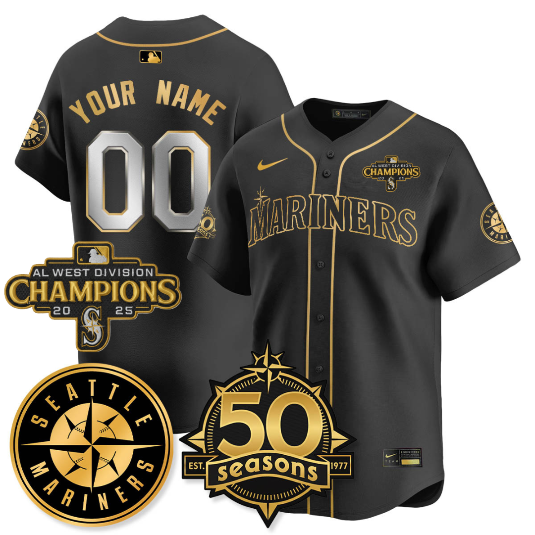 SEA Vapor Premier Limited Jersey - 50th Anniversary & AL West Division Champions - All Stitched