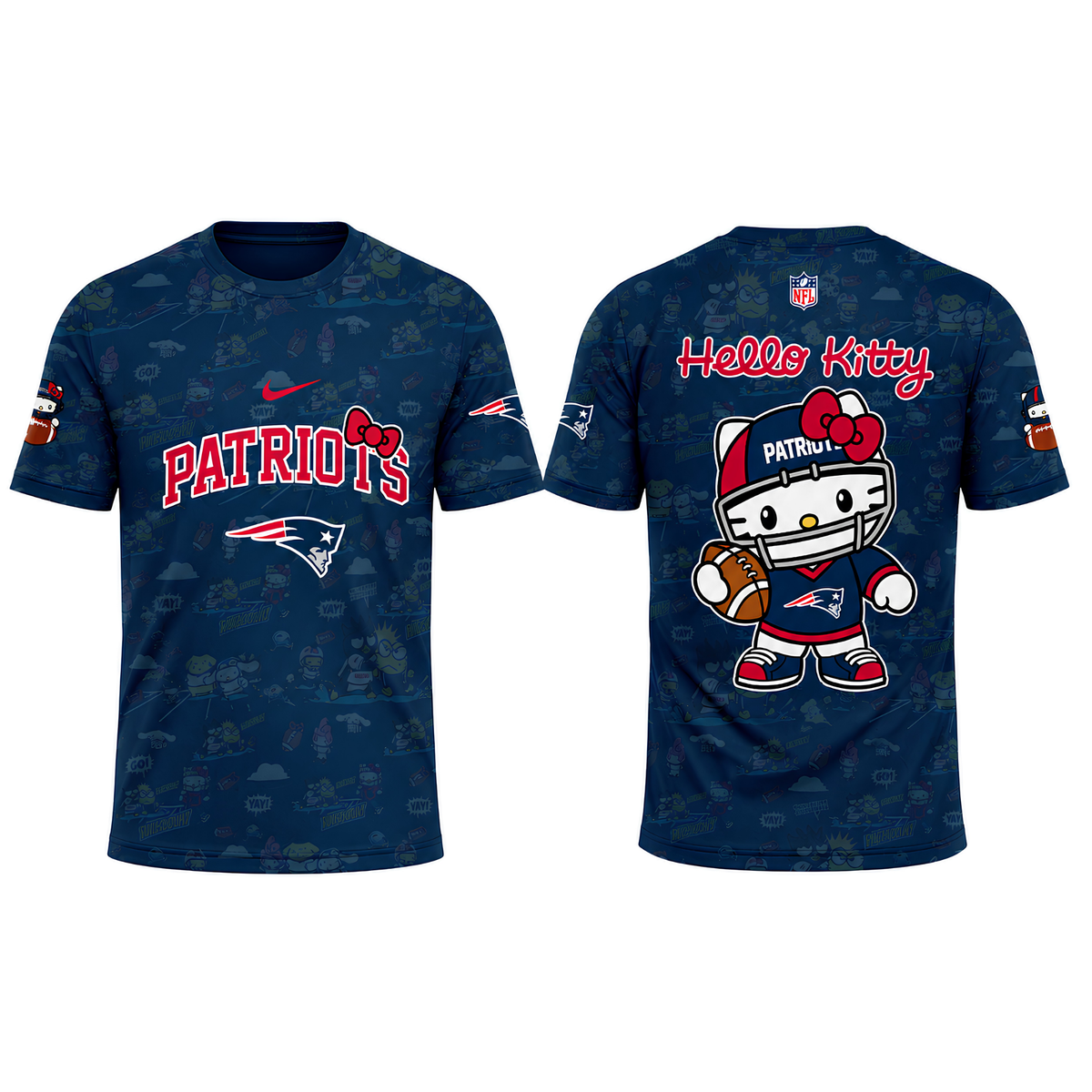 NE x Meow KT 2026 Cute Graphic 3D T-Shirt - Printed