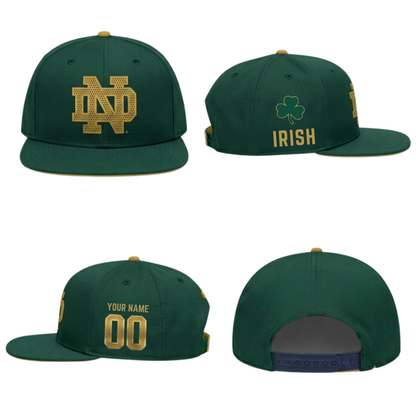 ND 2026 Shamrock Series Custom Snapback Cap - Printed