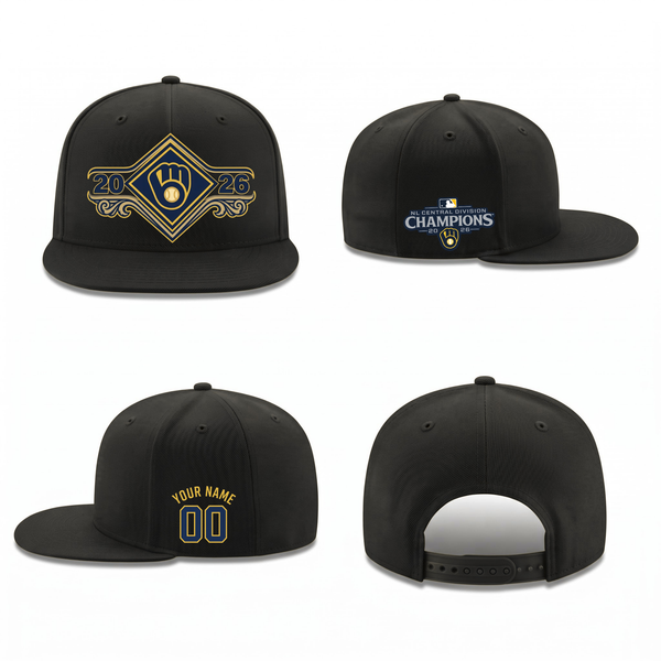 MIL NL Division Champs Personalized Snapback Cap - Printed