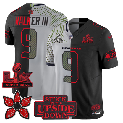 SEA 'Upside Down Edition' 2X Champs Patches Vapor Limited Jersey - Stitched
