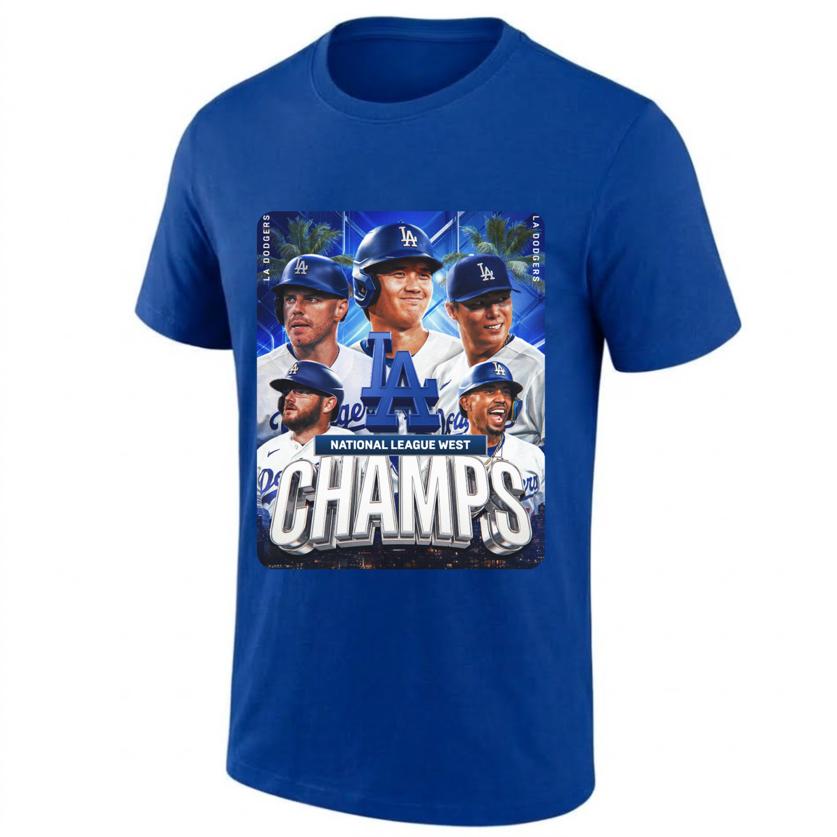 LAD 2026 NL WEST CHAMPS One Side T-Shirt - Printed