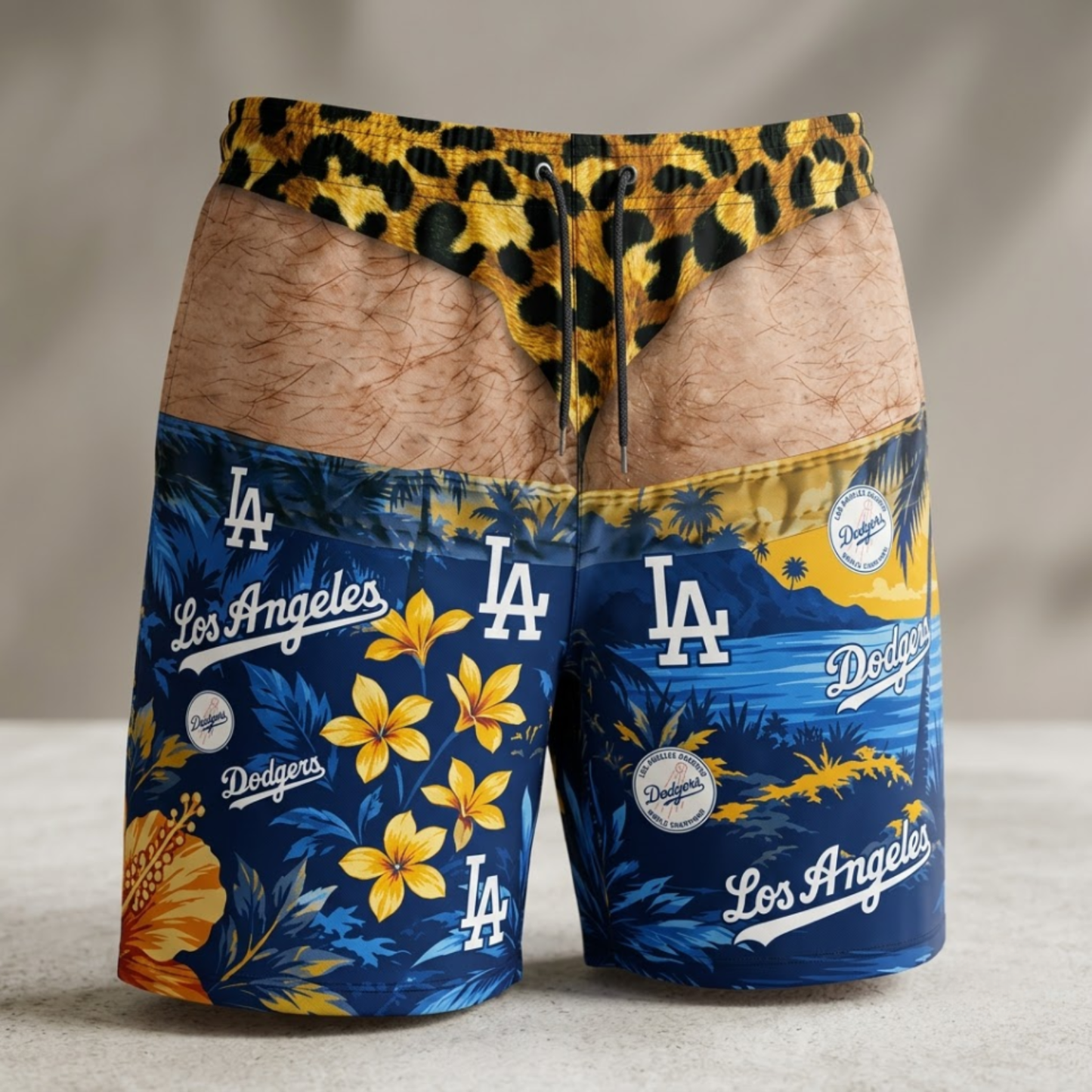 LAD Effect Body Funny Beach Short - Printed