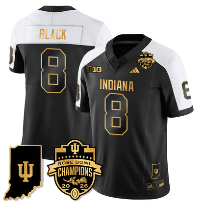 Indiana H Vapor Limited Football Gold Jersey - Rose Bowl Champions - All Stitched