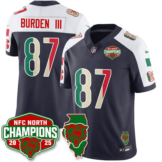 CHI Mexico NFC North Division Champions Vapor Limited Jersey - Stitched