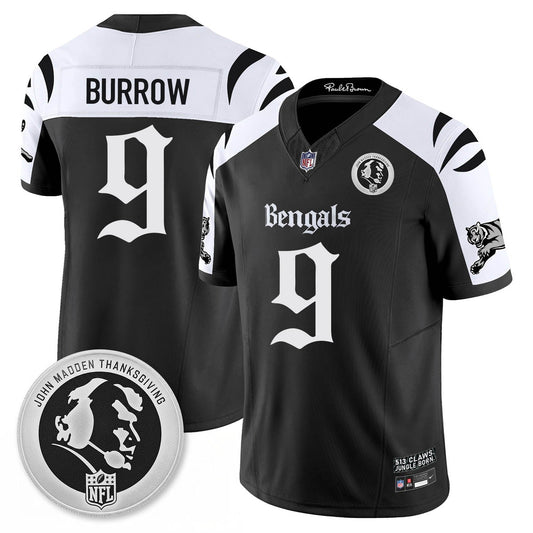 CIN Gothic Vapor Limited Jersey - John Madden Patch - Stitched