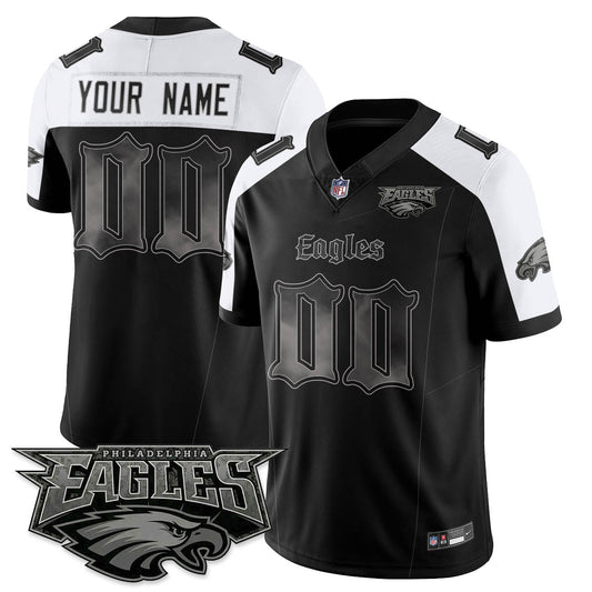 Custom PHI 'Dark Gothic Philly' Vapor Limited Jersey - Stitched
